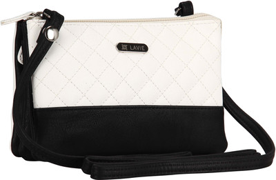 

Lavie Women Casual White Leatherette Sling Bag