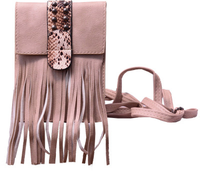 

Charu Boutique Girls Casual Beige PU Sling Bag