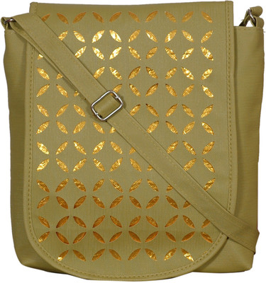 

Styleworld Women Casual Green PU Sling Bag