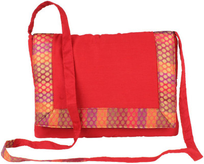 

Aditi Trends Women Casual Red Cotton Sling Bag