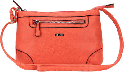 

Lavie Women Casual Pink PU Sling Bag