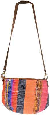 

Mankha Women Evening/Party Multicolor Canvas Sling Bag