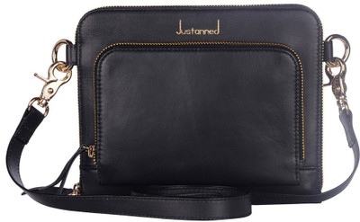 

Justanned Women Formal Blue Genuine Leather Sling Bag