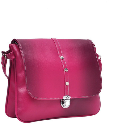 

Hawai Women Casual Pink PU Sling Bag
