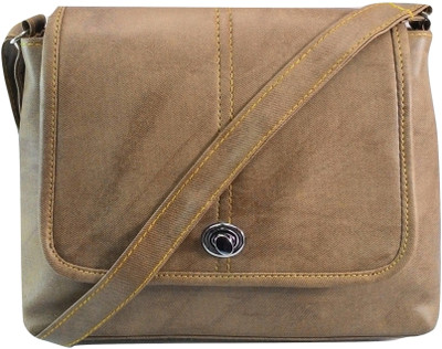 

Evookey Girls Casual Beige PU Sling Bag