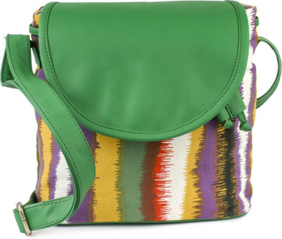 

Ayeshu Women Casual Multicolor Canvas Sling Bag
