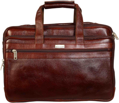 

Scharf Men Formal Brown Genuine Leather Messenger Bag
