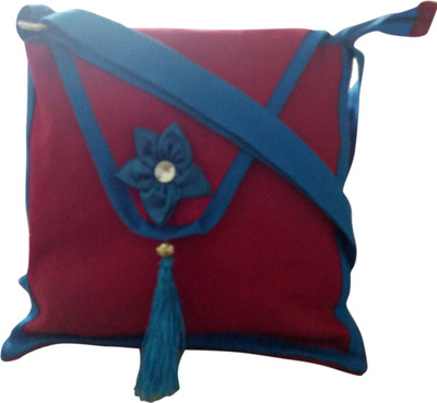 

Fly Angels Women Casual Red Canvas Sling Bag