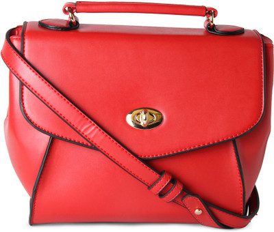 

Van Heusen Women Red Genuine Leather Sling Bag