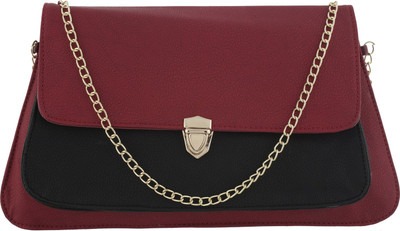 

Fantosy Women Casual Maroon PU Sling Bag