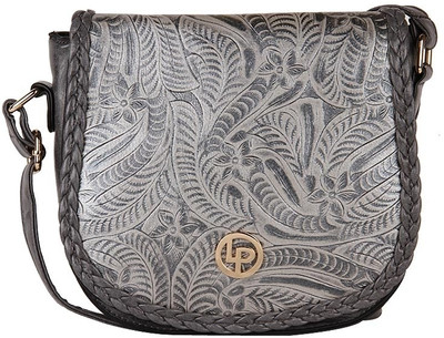 

Lino Perros Women Casual Grey PU Sling Bag