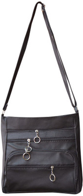 

MOOI-ZAK Women Casual Black PU Sling Bag
