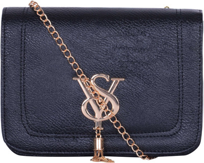 

Nxt Gen Girls Evening/Party Black PU Sling Bag