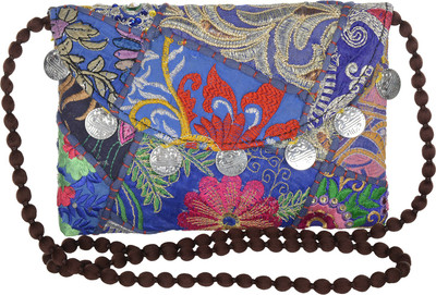 

Jewel Fab Art Women Casual Multicolor Cotton Sling Bag