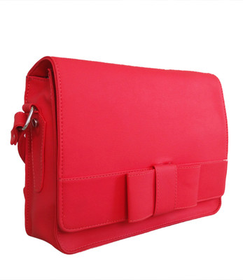 

Toteteca Women Casual Red Genuine Leather Sling Bag