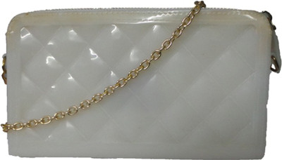 

Berries Women Evening/Party White PU Sling Bag