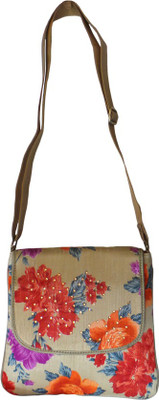 

Bhamini Women Multicolor Silk Sling Bag