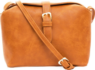 

Joker & Witch Women Casual Tan PU Sling Bag