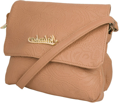 

Craft Art India Girls Casual Tan Polyester Sling Bag