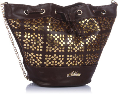 

Addons Women Casual Brown PU Sling Bag