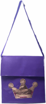 

Lill Pumpkins Girls Casual Purple Leatherette Sling Bag