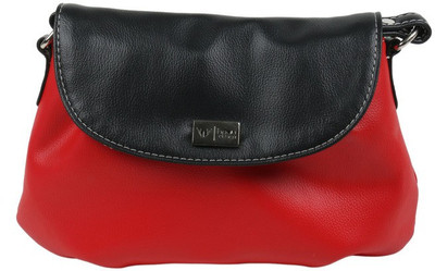 

Beau Design Women Red, Black PU Sling Bag, Black;red
