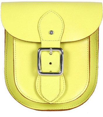 

Viari Women Casual Yellow Genuine Leather Satchel