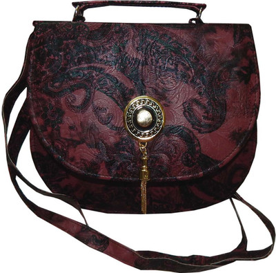 

Navaksha Women Pink PU Sling Bag