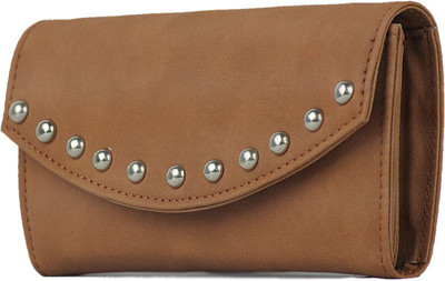 

AFRE Women Casual Brown PU Clutch