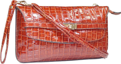 

Hi Look Women Casual Tan PU Sling Bag
