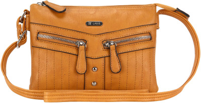 

Lavie Women Casual Brown PU Sling Bag