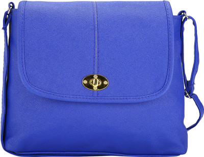 

Sumit Collection Women Casual Blue PU Sling Bag