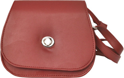 

Hawai Women Casual Maroon PU Sling Bag