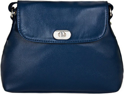 

Bagsy Malone Women Casual Blue PU Sling Bag