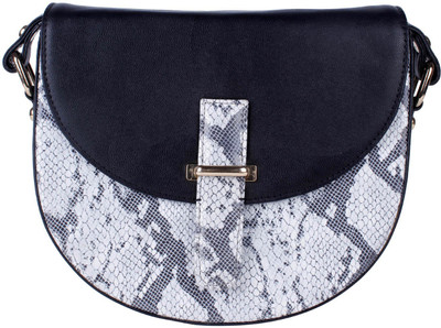

Bern Women White PU Sling Bag