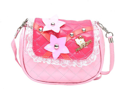 

Hawai Girls Casual Pink PU Sling Bag
