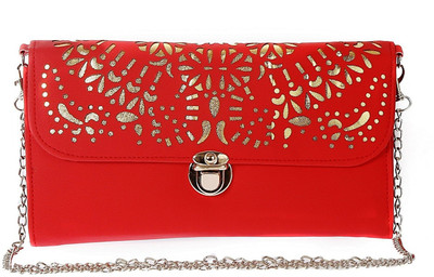 

Estoss Women Casual Red PU Sling Bag
