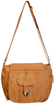 

MOOI-ZAK Women Casual Yellow PU Sling Bag