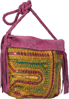 

Jaipur Textiles Hub Women Casual Yellow Cotton Sling Bag