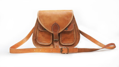 

Pranjals House Girls Casual Brown Genuine Leather Sling Bag