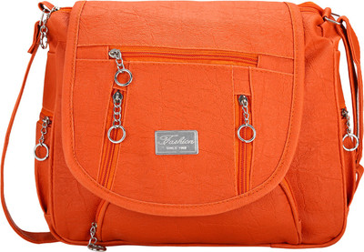 Sumit Collection Women Casual Red PU Sling Bag