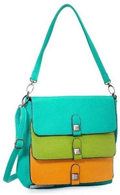

Lino Perros Women Casual Blue PU Sling Bag