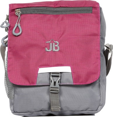 

Just Bags Messenger Bag(Grey, Purple)