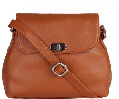 

Bagsy Malone Women Casual Brown PU Sling Bag
