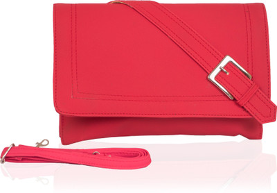 

Pankhudi Women Casual Red PU Sling Bag