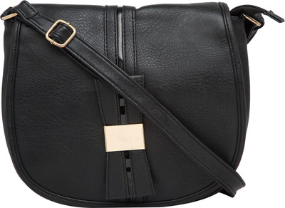 

Satchel Bags Women Casual Black PU Sling Bag