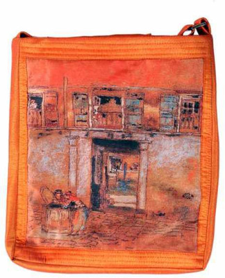 

The Museum Outlet Girls Casual Multicolor Canvas Messenger Bag