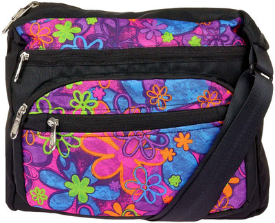 

JG Shoppe Men & Women Casual Multicolor Polyester Sling Bag