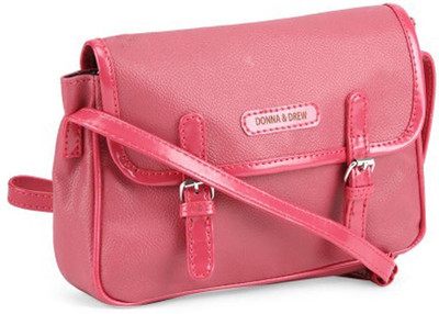 

Donna & Drew Women Casual Pink PU Sling Bag