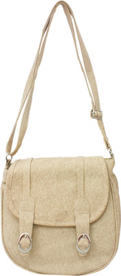 

Heels & Handles Women Casual White Leatherette Sling Bag